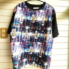​【訳あり】Casper John キャスパージョン Tシャツ ナイトビュー総柄