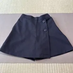 キュロットスカート　濃紺　お受験　120