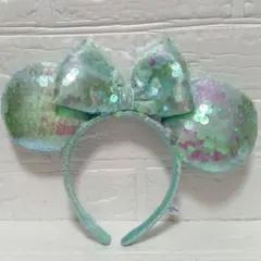 ディズニーリゾート ミニーマウス カチューシャ スパンコール