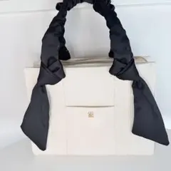 NICE CLAUP ナイスクラップ ギャザーハンドルミニトートバッグ