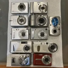 コンパクトデジタルカメラ 9 台セット junk - メルカリ