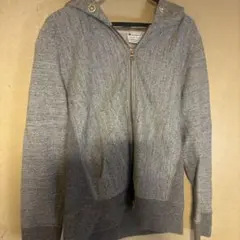 Champion REVERSE WEAVE ジップパーカー グレー