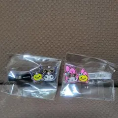 コジマ×マイメロ ヘアクリップ2種類 新品未開封