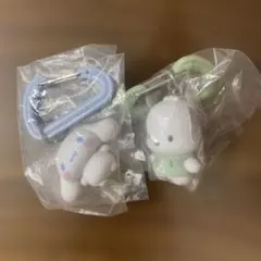 サンリオカラフルカラビナマスコットチャーム　シナモロールとポチャッコ