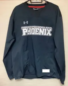 東福岡高校ラグビー部　MD ヤッケ上　黒　中古備品　ピステ　PHOENIX