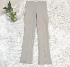 H&M スリットスリムパンツ　柔らか