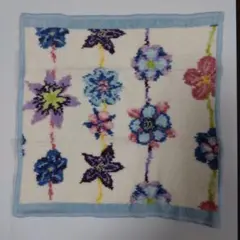 【未使用品】FEILER(フェイラー) 花柄タオルハンカチ