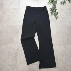 美品✨️大人気 FRaMeWORK ダブルクロススリットパンツ 38 黒