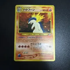 旧裏】バクフーン_プレミアムファイル PROMO 第1世代 1996~1999 - メルカリ