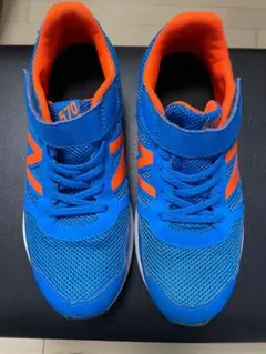 二足セット New Balance 570/411キッズスニーカー 青/グレー
