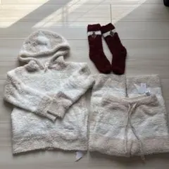 ジェラピケ　パジャマ　ルームウェアセット ベージュ　フリーサイズ