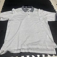 Nike ストライプ ポロシャツ Lサイズ