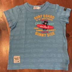 【美品】　ミキハウス　80㎝　DOUBLE B サーフボード Tシャツ