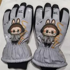 キャラクターラブブイラスト付きキッズ手袋