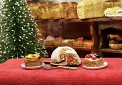 【ミニチュアスイーツ】スノーボンブケーキセット～2種類のデニッシュ付き～