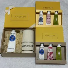 新品 LOCCITANE ロクシタン ハンドクリーム ハンドタオル ギフトセット