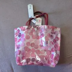 ビアンコ トートバック 花柄