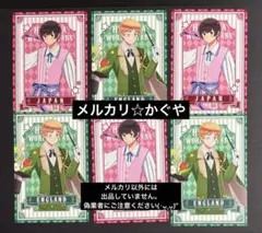 ヘタリア【メディコス限定♡イラストカード6枚セット】イギリス＆日本 サーカス