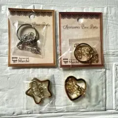 ❤️キーホルダー金具まとめ売り ハンドメイド資材 手芸材料 ゴールド シルバー