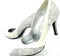 大幅値下げ！ダイアナ　グリッター ハイヒールパンプス