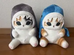 サメにゃん ぬいぐるみ 4体セット(ビッグ2＋ミニ2)のサムネイル
