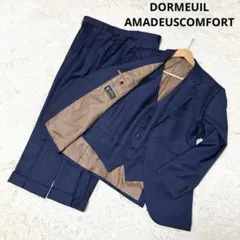 DORMEUIL 3ピーススーツ　オーダーメイド　ウール　光沢　ドーメルのサムネイル