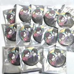 無陀野無人 花魁坂京夜 桃源暗鬼 メタリック 缶バッジ 原作絵