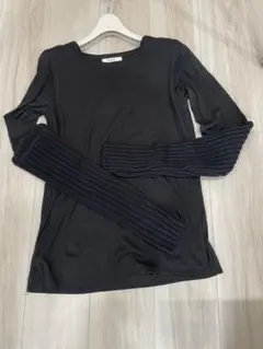 美品＊YVES SAINT LAURENT＊シアー リブ 異素材 切替 長袖 美品＊YVES SAINT LAURENT＊シアー リブ 異素材 切替 長袖 - メルカリ