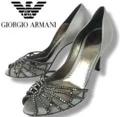 【GIORGIO ARMANI】ジョルジオアルマーニ❣️パンプス 35✨のサムネイル