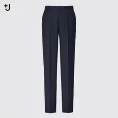 美品】ユニクロ＋J ウールパンツ ネイビー 79 321-445848