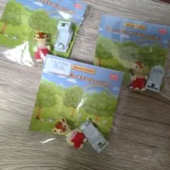 紅*島様 シルバニア　キリンの赤ちゃん　汽車セット