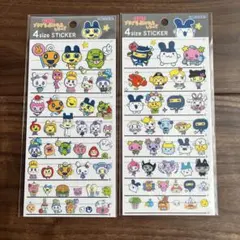 たまごっちのプチプチおみせっちシリーズ 4サイズステッカー　2枚セット