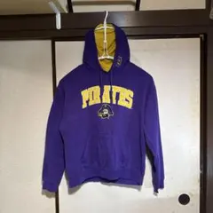 ECU パーカー XL 紫色 フード付き