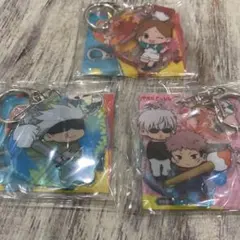 五条悟　虎杖悠仁　釘崎野薔薇　ふでマメ3  ふでマメ4 アクリルキーホルダー