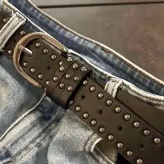 スタッズ ベルト y2k スケーター 黒 平成 　SK8