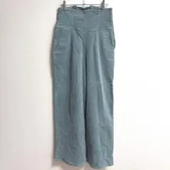✨良品✨ アナザーエディション S ハイウエストパンツ コーデュロイ 脚長効果のサムネイル