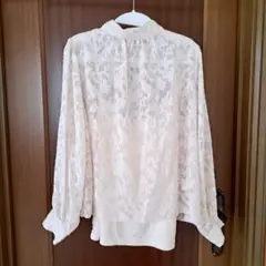 GRL　グレイル　総レーストップス　キャミソール付き　ベージュ　新品