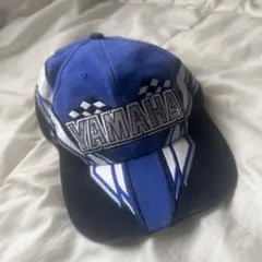 わ*。様 YAMAHA レーシングキャップ ブルー　希少　レアのサムネイル