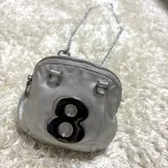 MUTA ムータの8ショルダーバッグ8メタルロゴオールシルバー　シルバーチェーンのサムネイル