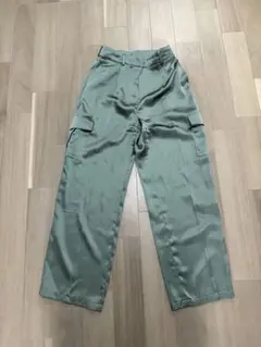 【NATURAL BEAUTY BASIC】サテンカーゴパンツ