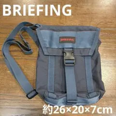 【美品】BRIEFING ショルダーバッグ ネイビーブラックのサムネイル