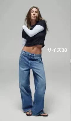 gap the hailey エキストラバギー デニム ヘイリー サイズ30のサムネイル