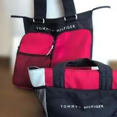 トミーヒルフィガー トートバック カートバック 2個セット シグネチャーのサムネイル