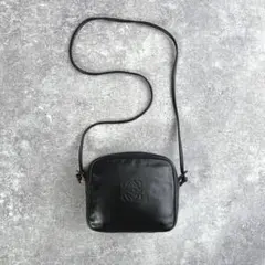 オールド　ロエベ　ショルダーバッグ　カメラバッグ　アナグラム　ミニ　レザー　黒のサムネイル