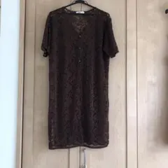 ロングレースカーディガン