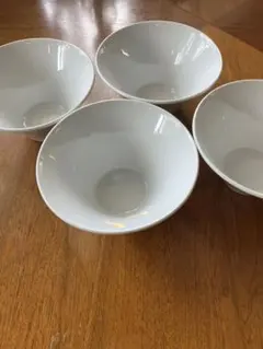 ホワイト ラーメン丼 4個セット シンプル モダンのサムネイル
