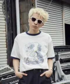 gideal summer dragon ringer t shirt 3