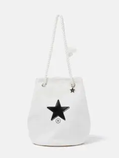 CONVERSE TOKYOコンバース チャーム付キャンバスバケットバッグ 美品