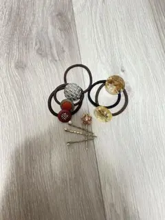 ヘアゴム・ヘアピン6点セット