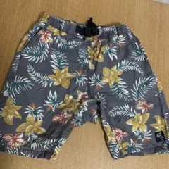F.O.KIDS 130サイズ ハーフパンツ リゾート柄 グレー